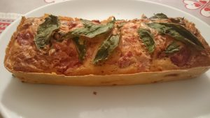 Cake jambon olives poivron pauvre en FODMAP 3
