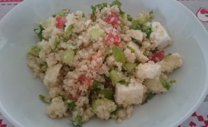 Taboulé de quinoa pauvre en FODMAP 3 bis