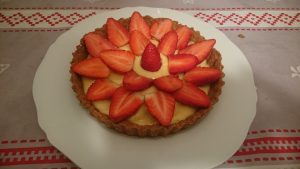 Tarte aux fraise pauvre en FODMAP 1