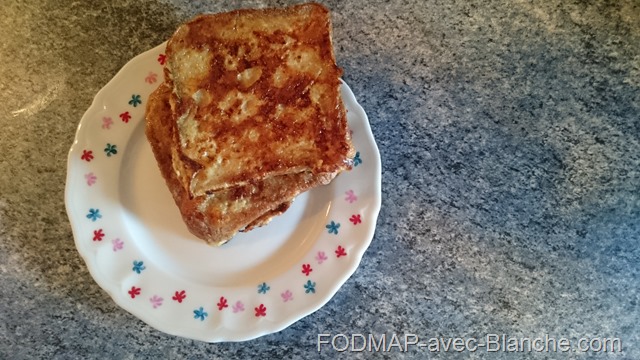 Recette pain perdu pauvre en FODMAP sans gluten