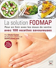 Livre La solution FODMAP par Cinzia Cuneo de SOSCuisine Livre La solution FODMAP par Cinzia Cuneo de SOSCuisine