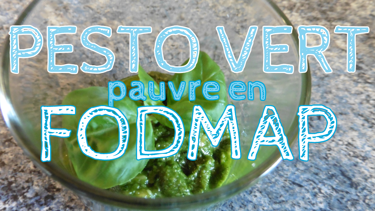 Recette du pesto vert aromatisé à l’ail et pauvre en FODMAP